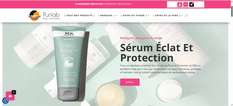 Aperçu du site Purfab